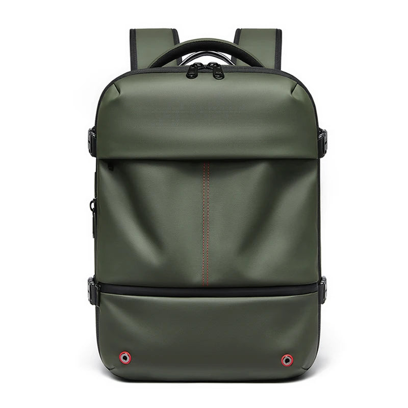 Premium Business & Travel Backpack – 40L Air Compression System, TSA Lock, Expandable & Waterproof