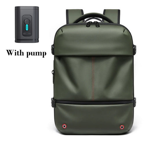 Premium Business & Travel Backpack – 40L Air Compression System, TSA Lock, Expandable & Waterproof
