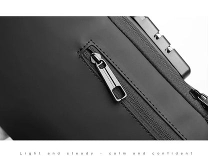 Anti-Theft Unisex Chest Bag with USB Charging – Crossbody Shoulder Sling Pack for Travel (2 Variants)