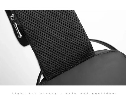 Anti-Theft Unisex Chest Bag with USB Charging – Crossbody Shoulder Sling Pack for Travel (2 Variants)