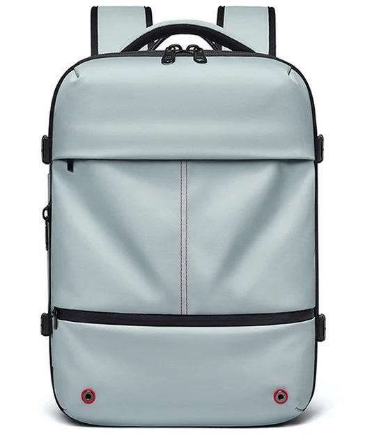 Premium Business & Travel Backpack – 40L Air Compression System, TSA Lock, Expandable & Waterproof