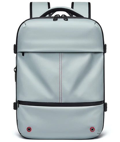 Premium Business & Travel Backpack – 40L Air Compression System, TSA Lock, Expandable & Waterproof
