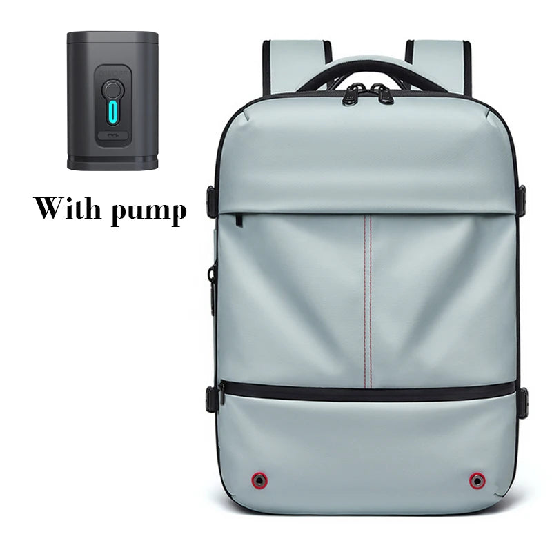 Premium Business & Travel Backpack – 40L Air Compression System, TSA Lock, Expandable & Waterproof
