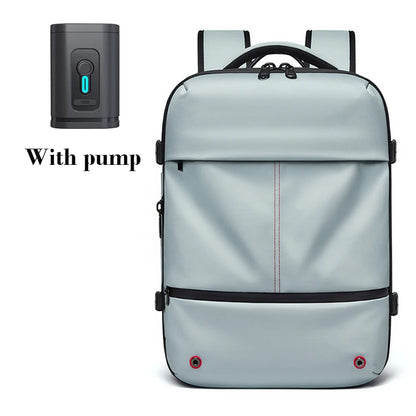 Premium Business & Travel Backpack – 40L Air Compression System, TSA Lock, Expandable & Waterproof