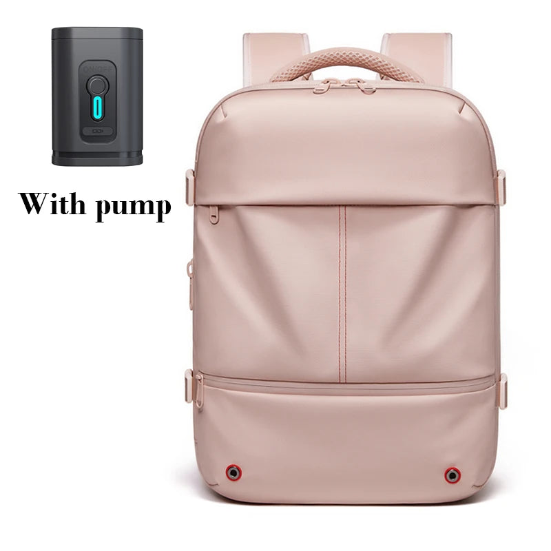 Premium Business & Travel Backpack – 40L Air Compression System, TSA Lock, Expandable & Waterproof