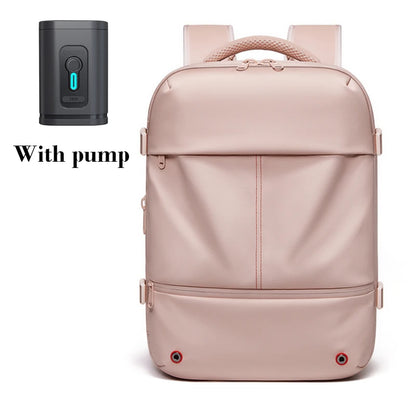 Premium Business & Travel Backpack – 40L Air Compression System, TSA Lock, Expandable & Waterproof